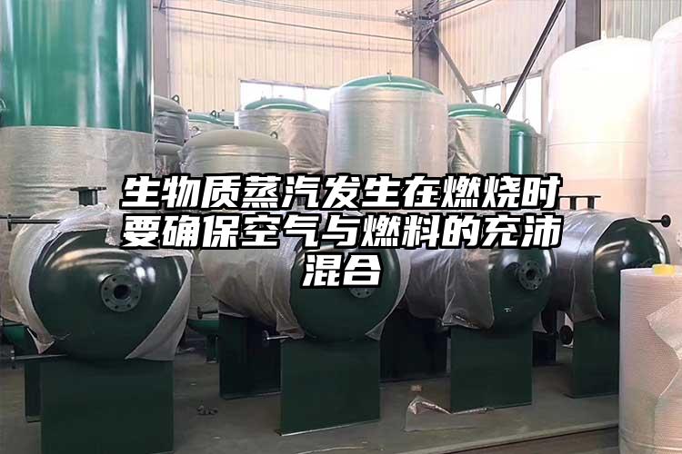 生物質蒸汽發生在燃燒時要確?？諝馀c燃料的充沛混合